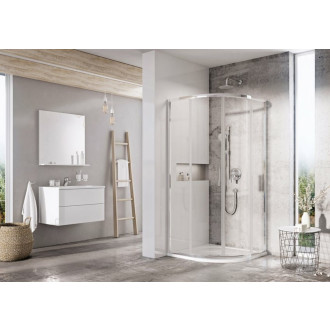 Sprchový kout čtvrtkruh 80x80 cm Ravak Blix Slim X3BM40C00Z1