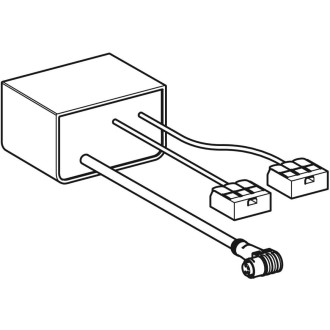 Geberit DuoFresh síťový zdroj 230 V/12 V/50 Hz, pro modul DuoFresh, pro elektrickou krabici 243.971.00.1