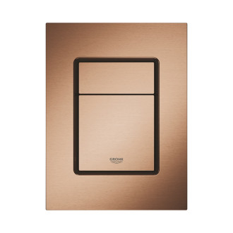 Ovládací tlačítko Grohe Skate Cosmopolitan S plast Warm Sunset kartáčovaný 37535DL0