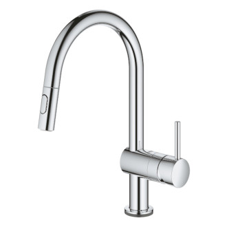 Dřezová baterie Grohe Minta Touch s vytahovací sprškou chrom 31358002