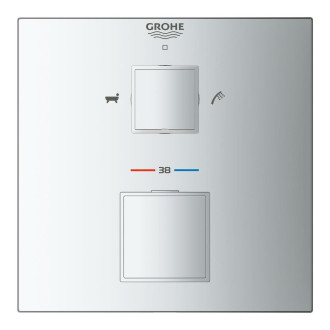 Termostat Grohe Grohtherm Cube bez podomítkového tělesa chrom 24155000