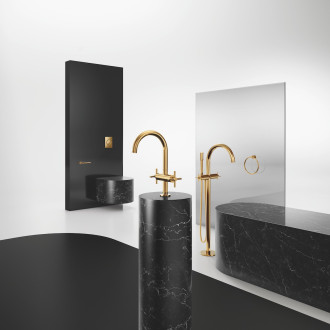 Ovládací tlačítko Grohe Nova Cosmopolitan S plast Cool Sunrise 37601GL0