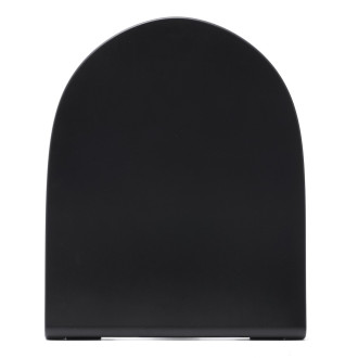 SENTO SLIM SEAT,soft closing, QR M.black 120-083R009