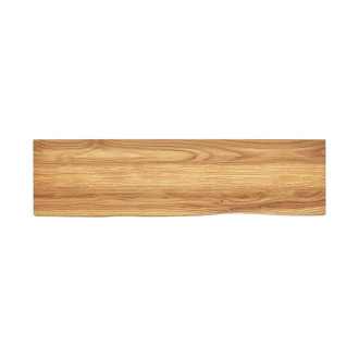 Polička dub masiv 60x13-16x3cm +uchycení PMDUB60