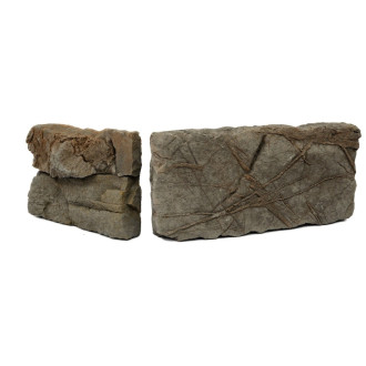 Obklad Vaspo kámen srubový hnědá 10,8x15,5, 10,8x23,5, 10,8x39 cm reliéfní V53205