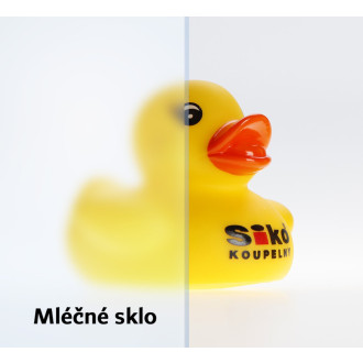 Walk-in 95,9x200(pouze sklo),mléčné sklo SIKOWI100MS