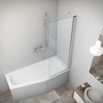 Vanová zástěna Roth Proxima 150x80 cm Brillant 453-8000000-00-02