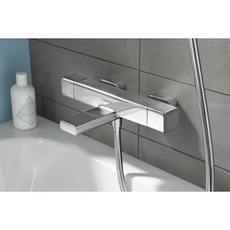 Vanová baterie Hansgrohe Ecostat E bez sprchového setu 150 mm chrom 15774000