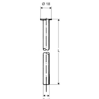 Měděná trubka průměr 10mm, chrom Schell 497080699