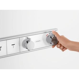 Sprchová baterie Hansgrohe Rainselect bez podomítkového tělesa bílá/chrom 15357400