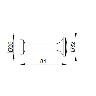 Háček Keuco Elegance chrom 11616010000