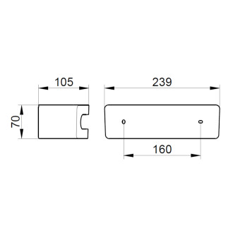 Polička Keuco Elegance chrom 11658010000