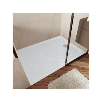 Sprchová vanička obdélníková Kaldewei Cayonoplan 100x80 cm smaltovaná ocel, alpská bílá, celoplošný antislip 361630020001
