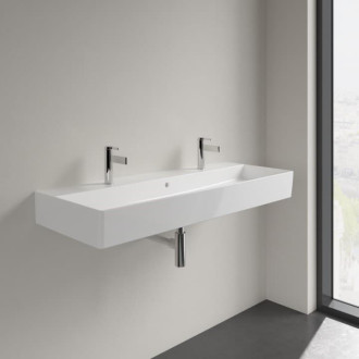 Dvojumyvadlo Villeroy & Boch Memento 120x42 cm dva otvory pro baterii 4A22CK01