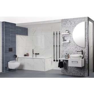 Obklad Del Conca Frammenti blu notte 7,5x40 cm lesk 74FR12