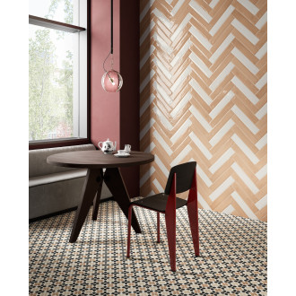 Obklad Del Conca Frammenti bianco 7,5x40 cm lesk 74FR10