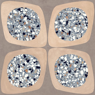 Dekor Del Conca Frammenti dipinto 20x20 cm mat 20FR00DIA