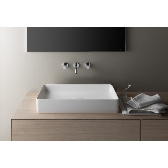 Umyvadlo na desku Laufen Living City 60x34 cm bez otvoru pro baterii, bez přepadu H8114344001121