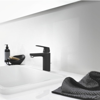 Umyvadlová baterie Grohe Eurosmart Cosmopolitan s výpustí černá/chrom 23325KW0