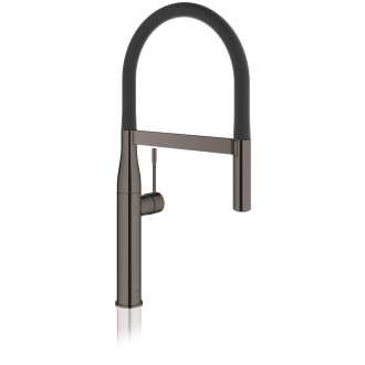 Dřezová baterie Grohe Essence se silikonovým ramínkem Hard Graphite 30294A00