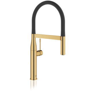 Dřezová baterie Grohe Essence se silikonovým ramínkem Cool Sunrise 30294GL0