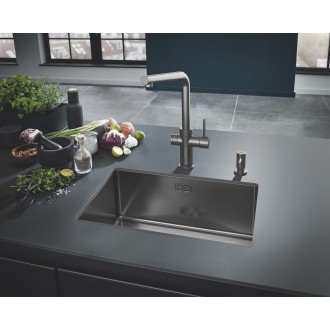 Dávkovač mýdla Grohe Brushed Hard Graphite 40535AL0