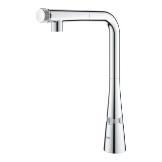 Dřezová baterie Grohe Zedra SmartControl s otočným raménkem chrom 31593002