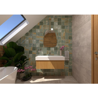 Dlažba Fineza Cement Look šedobéžová 60x120 cm mat CEMLOOK612BE