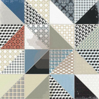 Dekor Rako Deco mix barev 60x60 cm mat DAK63659.1