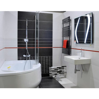 Mozaika Rako Fashion černá 30x60 cm mat DDMBG624.1