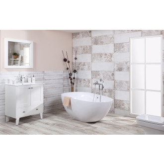 Dekor Peronda Provence white pruhy 25x75 cm mat DPROVENCEW