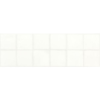 Dekor Rako Majolika bílá 20x60 cm lesk WARVE143.1
