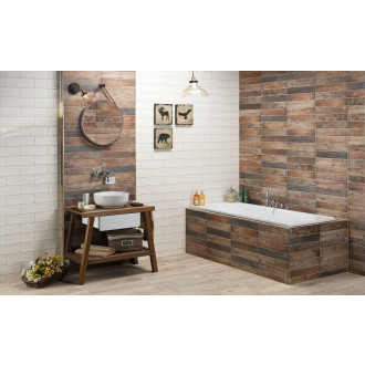 Dlažba Bestile Nail Wood natural 8x44 cm mat NWOOD44NA