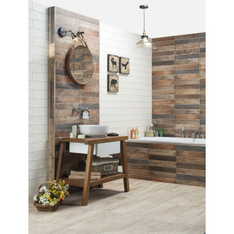 Dlažba Bestile Nail Wood natural 8x44 cm mat NWOOD44NA