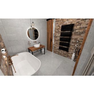 Dlažba Fineza Cement taupe 60x60 cm pololesk CEMENT60TA