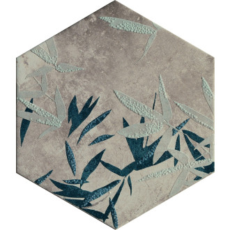 Dekor Cir Miami blue hexagon florida 24x27,7 cm mat 1064138