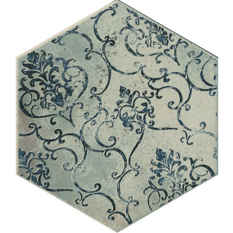 Dekor Cir Miami blue hexagon colins 24x27,7 cm mat 1064136