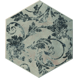 Dekor Cir Miami blue hexagon colins 24x27,7 cm mat 1064136