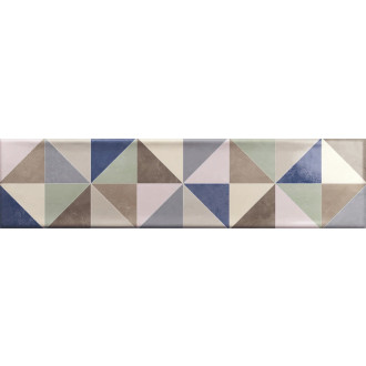 Dekor Ribesalbes Ocean mix barev Triangle 7,5x30 cm lesk OCEAN2718