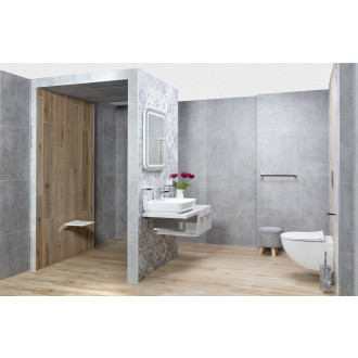 Dlažba Geotiles Manises negro 60,8x60,8 cm mat MANISES61