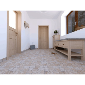 Dlažba Multi Plaza beige 30,7x30,7 cm reliéfní PLAZA31BE