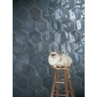Obklad Cir Materia Prima navy sea 24x27,7 cm lesk 1069783