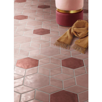 Obklad Cir Materia Prima pink velvet 24x27,7 cm lesk 1069785