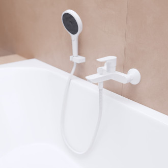 Vanová baterie Hansgrohe Talis E bez sprchového setu 150 mm matná bílá 71740700