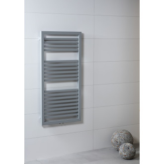 Radiátor ISAN Quadrat Plus 124,5x60 cm světle šedá struktura DQUP12450600SSE