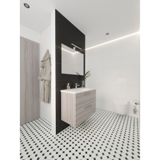 Keramická mozaika Premium Mosaic černá 30x30 cm lesk MOS2348BK