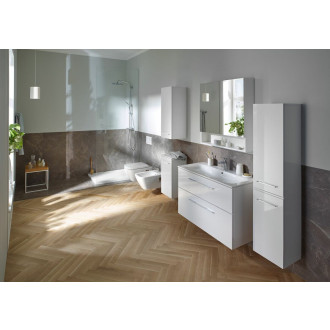 Koupelnová skříňka nízká Geberit Selnova 33x29,7x85 cm bílá lesk 501.276.00.1