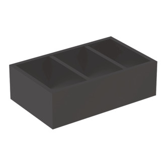 Příslušenství přihradka do zásuvky Geberit Selnova 20x32,3x5,9 cm láva mat 500.676.00.1