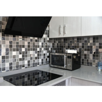 Skleněná mozaika Mosavit Kitchen gris 30x30 cm mat / lesk KITCHENGR