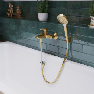 Vanová baterie Hansgrohe Talis E bez sprchového setu 150 mm lesklá zlatá 71740990